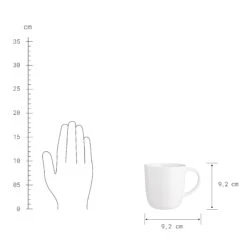 NATIVE 4x Tasse Mit Henkel 300ml -Butlers BUN01527 4