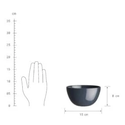 NATIVE 4x Schale 600ml -Butlers BUN01598 4