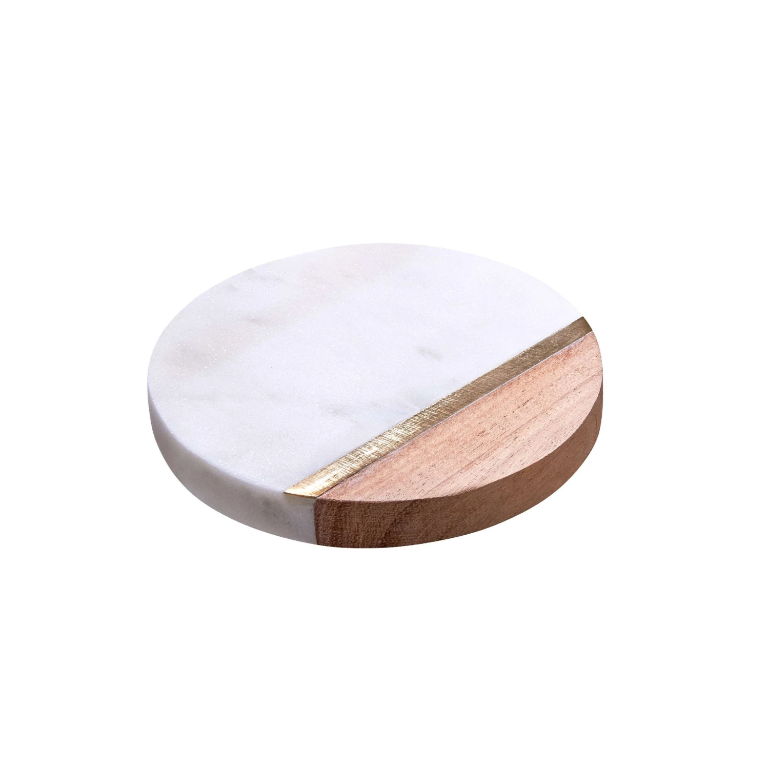 MARBLE KITCHEN 4x Untersetzer Mit Goldstreifen Ø10cm 3 MARBLE KITCHEN 4x Untersetzer Mit Goldstreifen Ø10cm