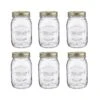 MASON'S 6x Aufbewahrungsgläser 550ml -Butlers BUN01625