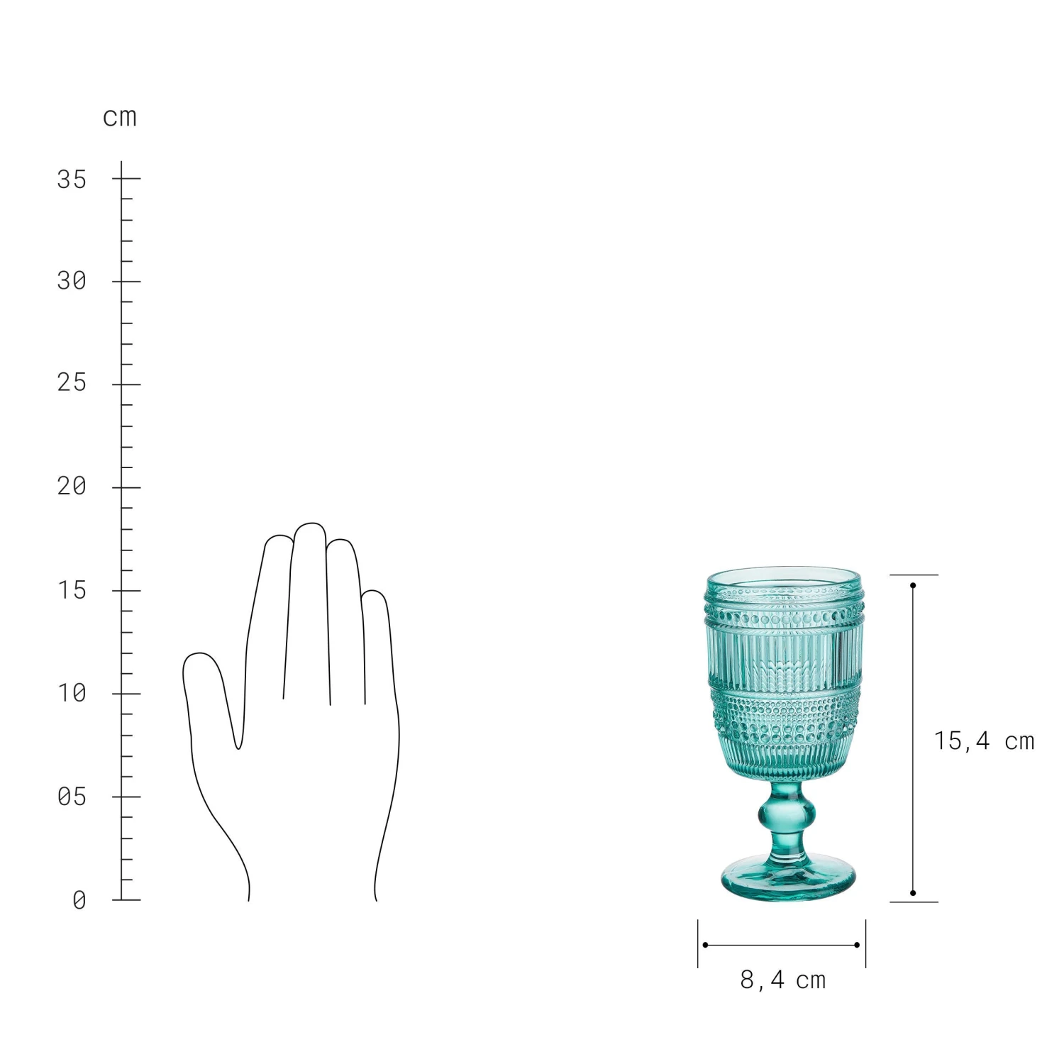 FIRENZE 6x Weingläser 230ml 6 FIRENZE 6x Weingläser 230ml – Bild 4