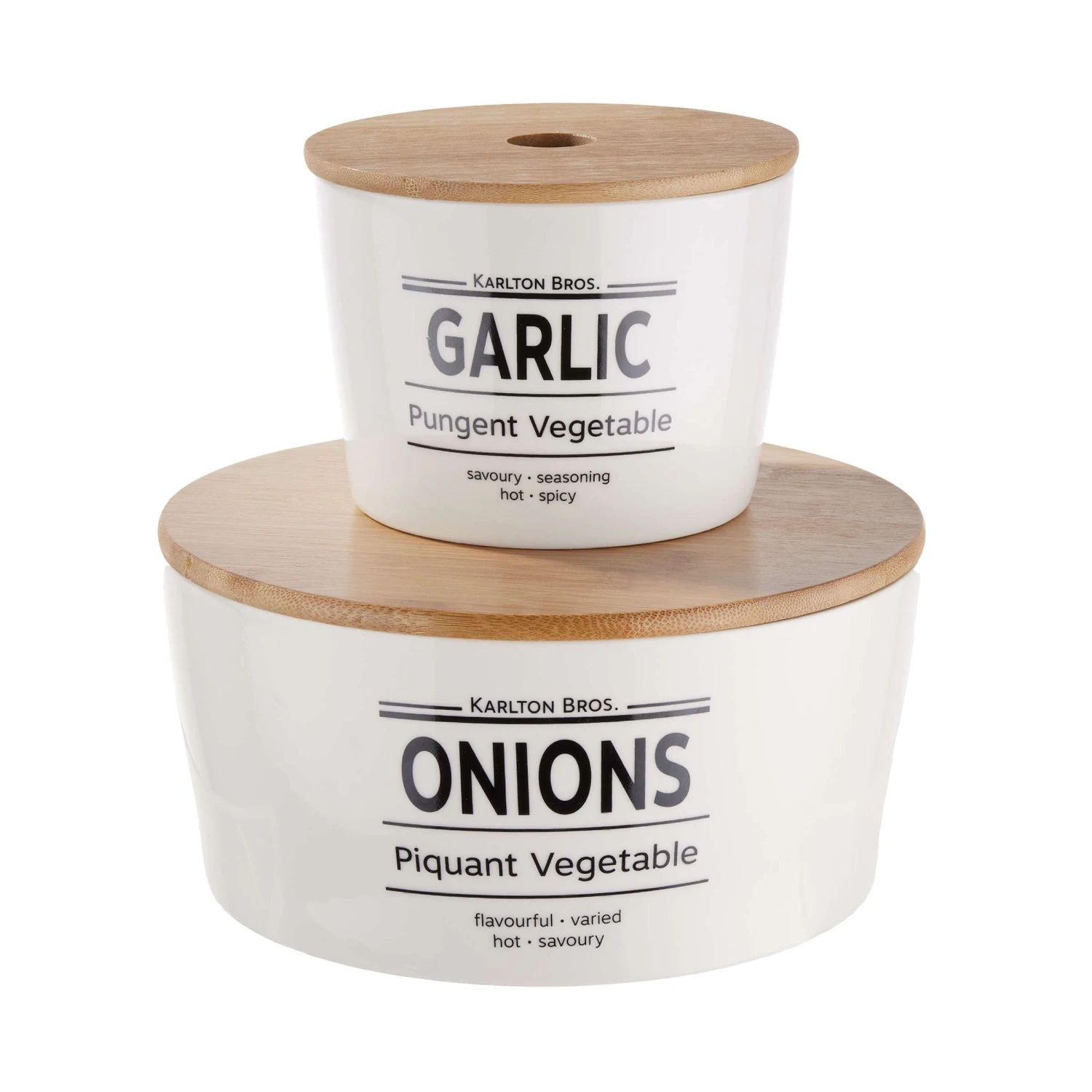 KARLTON BROS. Knoblauch- & Zwiebeltopf 3 KARLTON BROS. Knoblauch- & Zwiebeltopf
