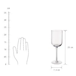 BARON 4x Weingläser Mit Rillen 390ml 13 BARON 4x Weingläser Mit Rillen 390ml -Butlers BUN02074 3